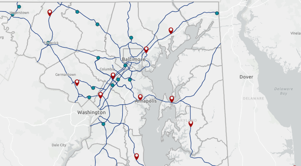 Map of NEVI Round 2 updates